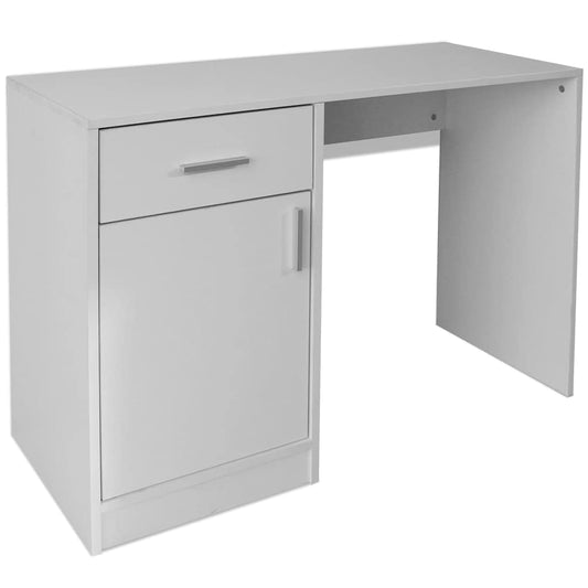 Desk | White | Engineered wood, MDF | 100x40x73 cm | Computer Desk