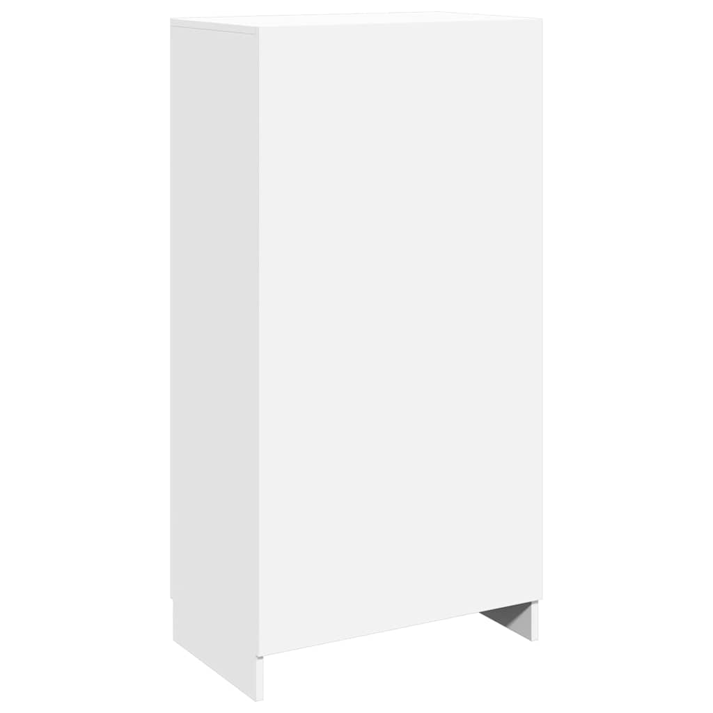 Shoe Cabinet 7 Shelves White