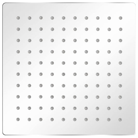 Rain Shower Head Stainless Steel 20x20 cm Square