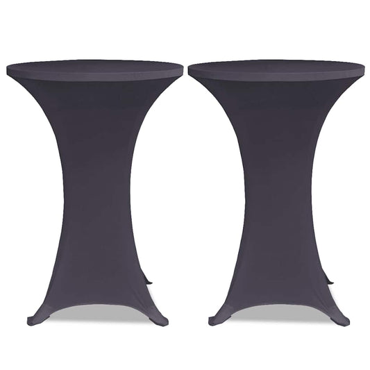 Table Cover | Set of 2 | Anthracite | 90% Polyester, 10% Elastane