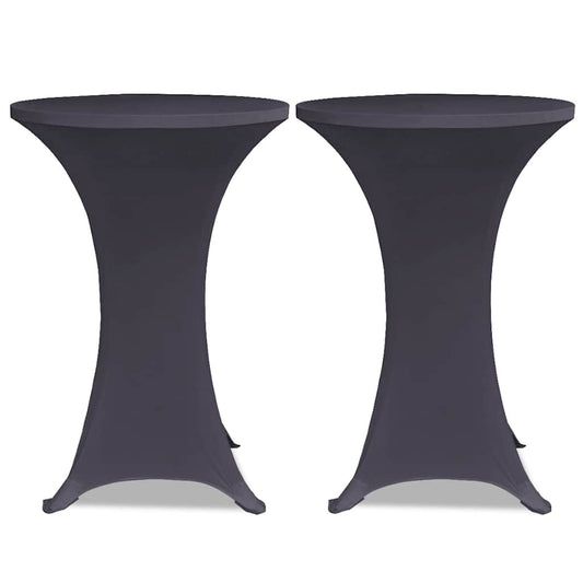 Table Cover | Set of 2 | Anthracite | Polyester 90%, Elastane 10%