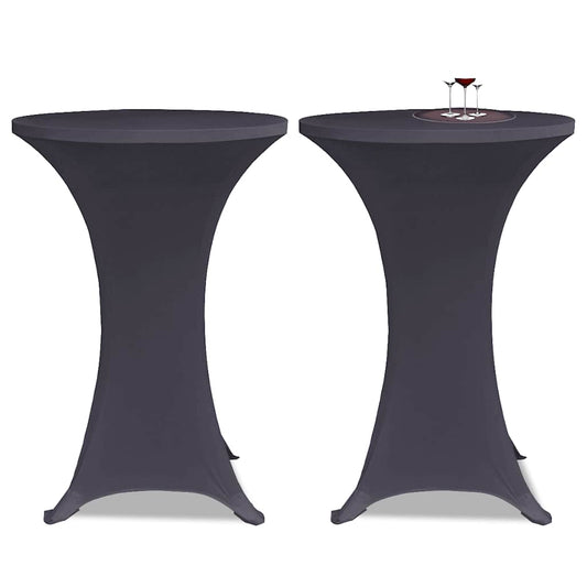 Table Cover | Set of 2 | Anthracite | Polyester 90%, Elastane 10%