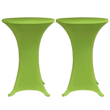 Stretch Table Cover 2 pcs 60 cm Green