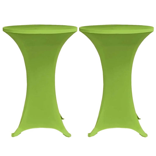 Table Cover | Set of 2 | Apple Green | 90% Polyester, 10% Elastane
