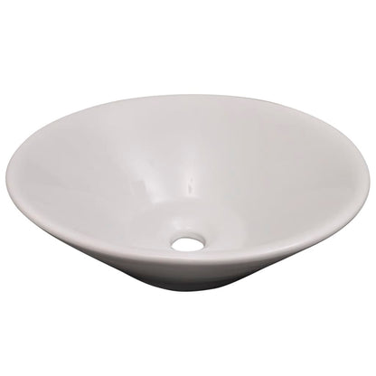Nine Piece Bathroom Furniture Set with Basin with Tap Beige