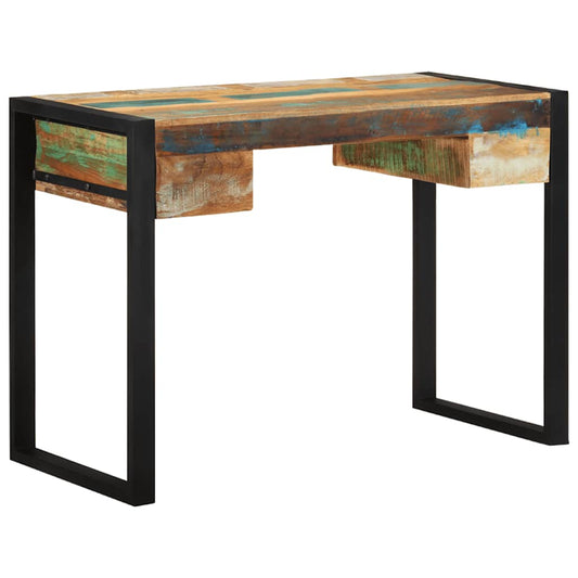 Desk | Multicolour | Solid reclaimed wood, steel | Medium | Computer Desk