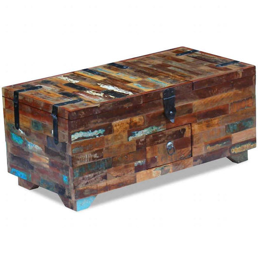 Coffee Table | Multicolour | Reclaimed Wood | Medium | Storage