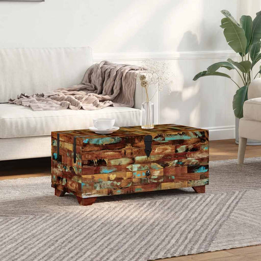 Coffee Table | Multicolour | Reclaimed Wood | Medium | Storage