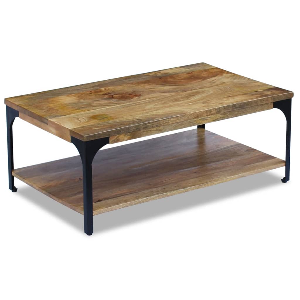 Coffee Table Natural Mango Mango Wood, Steel