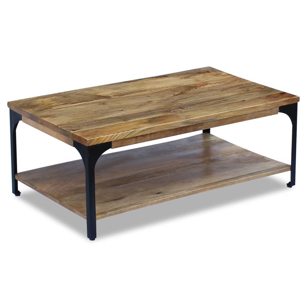 Coffee Table Natural Mango Mango Wood, Steel
