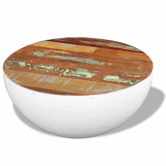 Coffee Table | Multicolour | Solid reclaimed wood, Steel | Medium