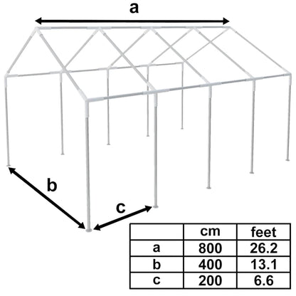 Party Tent/Marquee White 26.2'x13.1'