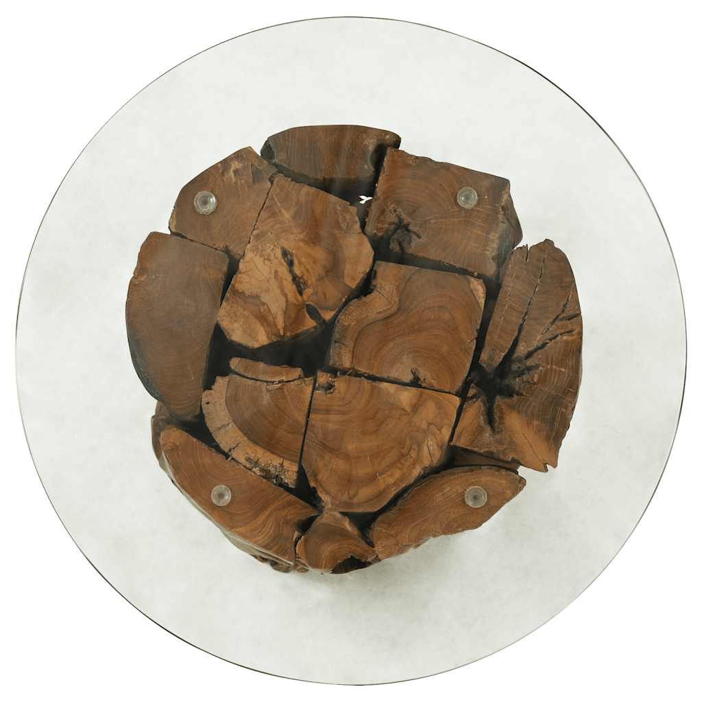 Coffee Table Solid Teak Driftwood 60 cm