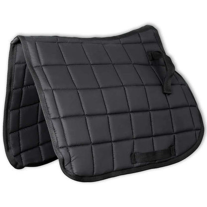 Saddle Set | Black | Plastic, Polyester | 10-inch seat | Durable