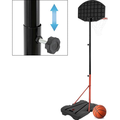 Adjustable Height Portable Basketball Set