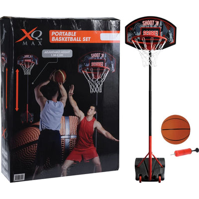 Adjustable Height Portable Basketball Set
