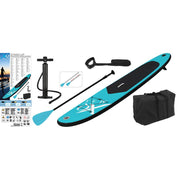 Stand-up Paddle Board 285 cm Inflatable Blue and Black