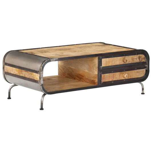 Coffee Table | Multicolour (Variations of wood and iron)