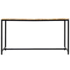 Dining Table 140x70x75 cm Solid Rough Mango Wood