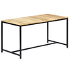 Dining Table 140x70x75 cm Solid Rough Mango Wood
