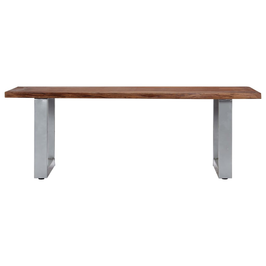 Coffee Table with Live Edges 45.3"x23.6"x15.7"