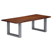 Coffee Table with Live Edges 45.3"x23.6"x15.7"