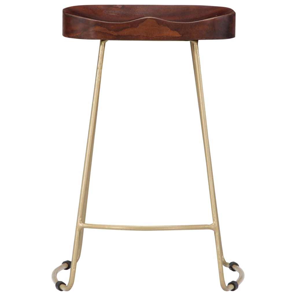 Gavin Bar Stools 2 pcs Solid Mango Wood