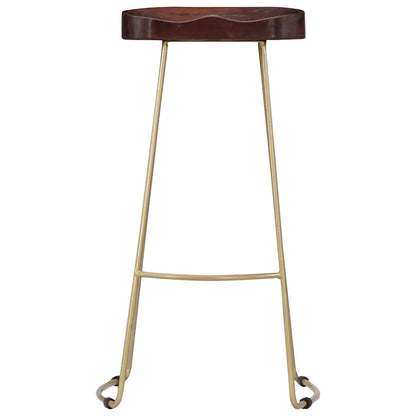 Gavin Bar Stools 2 pcs Solid Mango Wood