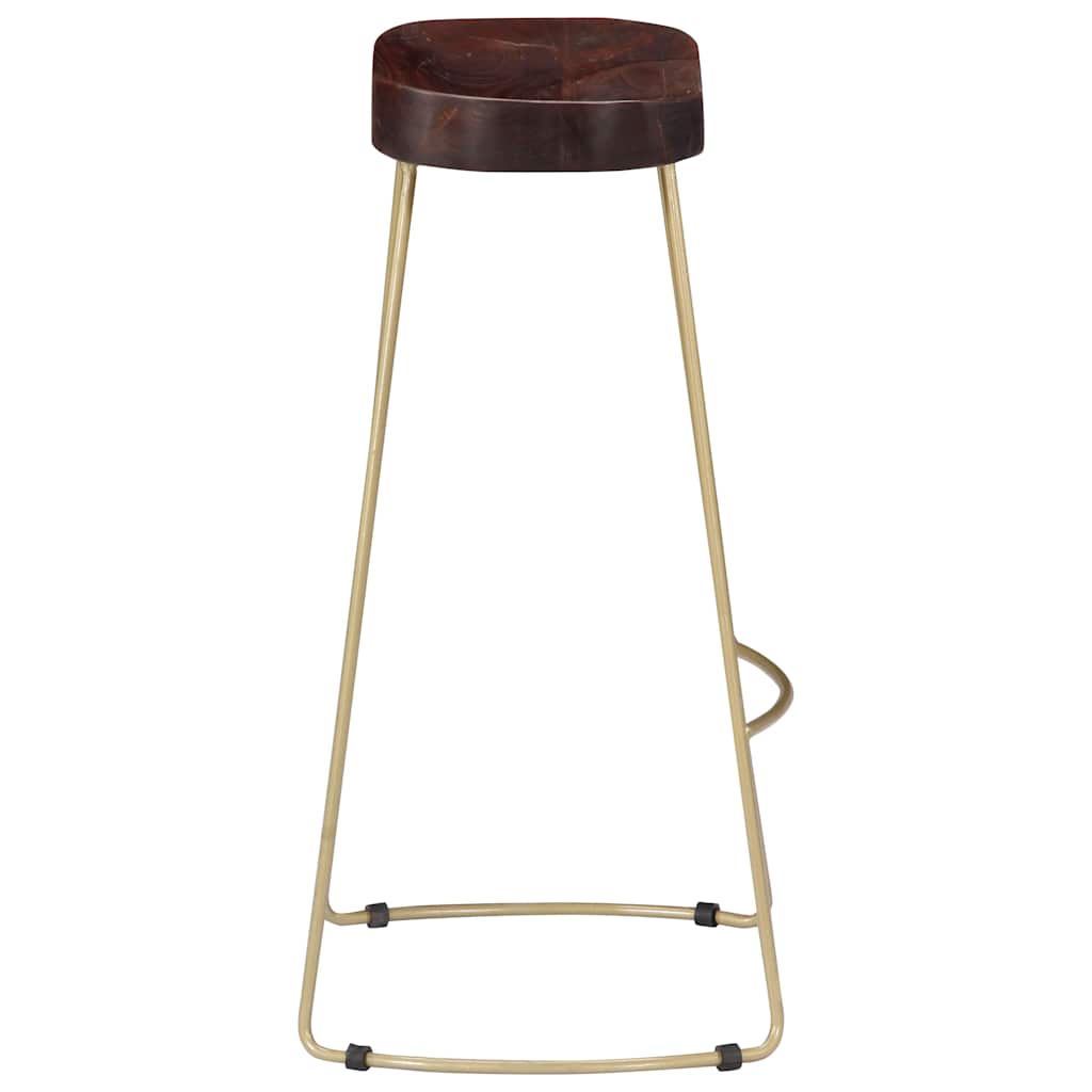 Gavin Bar Stools 2 pcs Solid Mango Wood