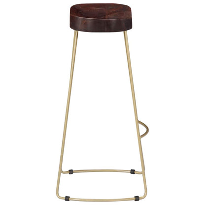 Gavin Bar Stools 2 pcs Solid Mango Wood