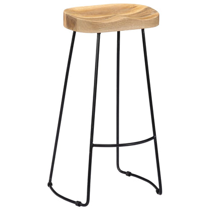 Gavin Bar Stools 2 pcs Solid Mango Wood