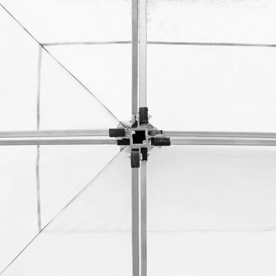 Professional Folding Party Tent Aluminum 19.7'x9.8' White