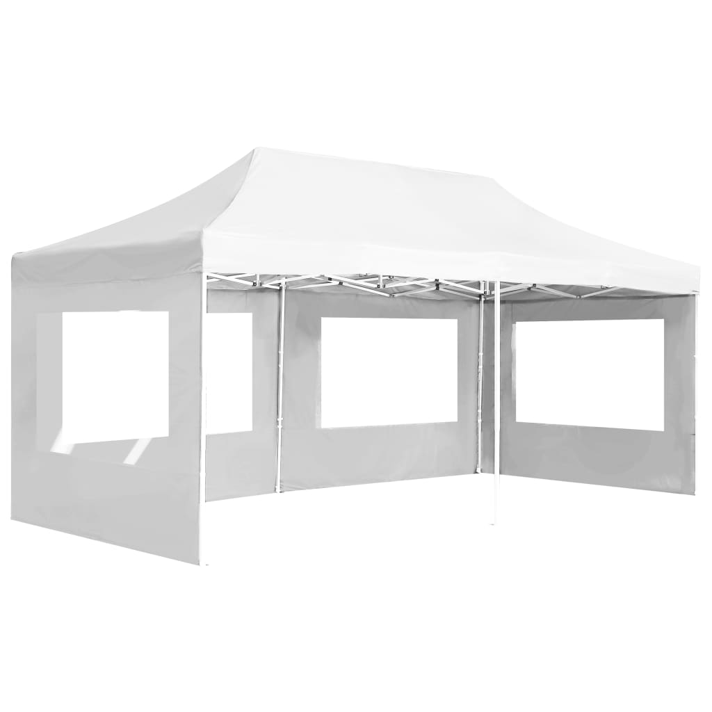 Party Tent | White | Oxford fabric with PVC coating | 6x3m | Foldable