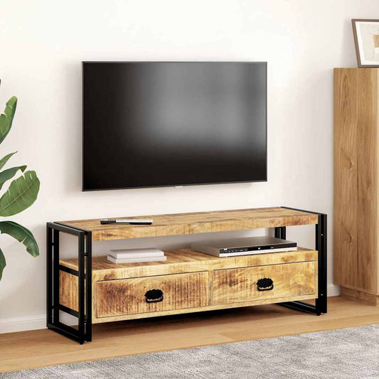 TV Cabinet 120x35x45 cm Solid Mango Wood