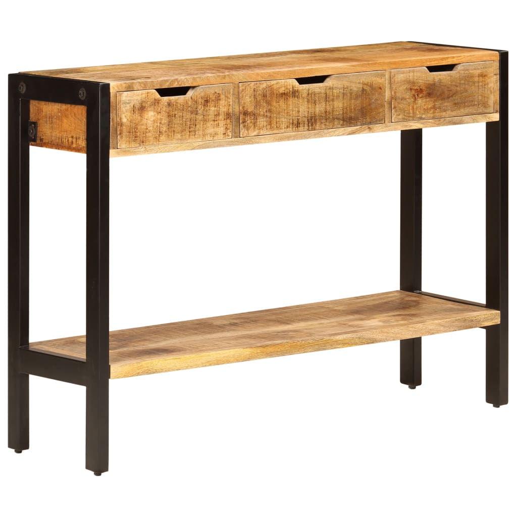 vidaXL Sideboard Brown Solid mango wood, powder-coated steel Medium