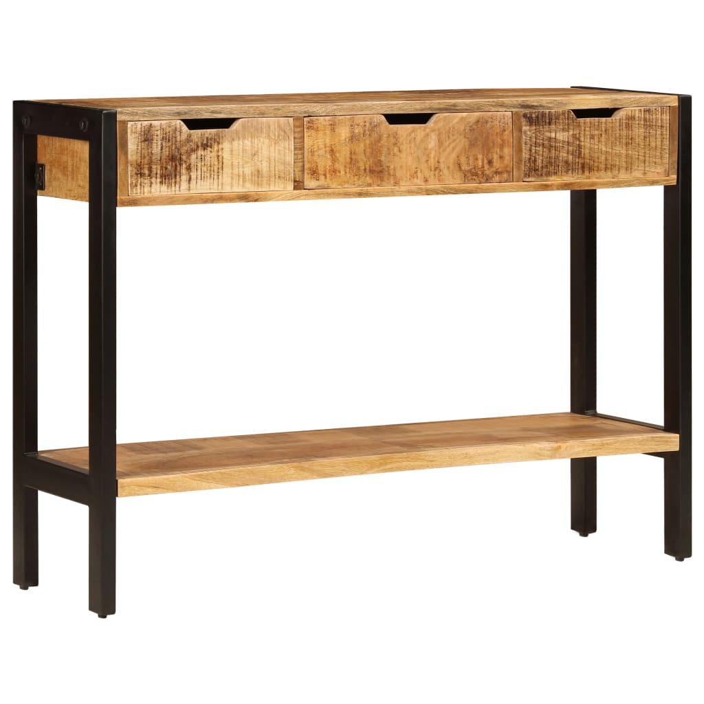 vidaXL Sideboard Brown Solid mango wood, powder-coated steel Medium