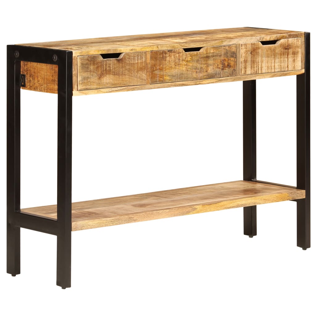 vidaXL Sideboard Brown Solid mango wood, powder-coated steel Medium