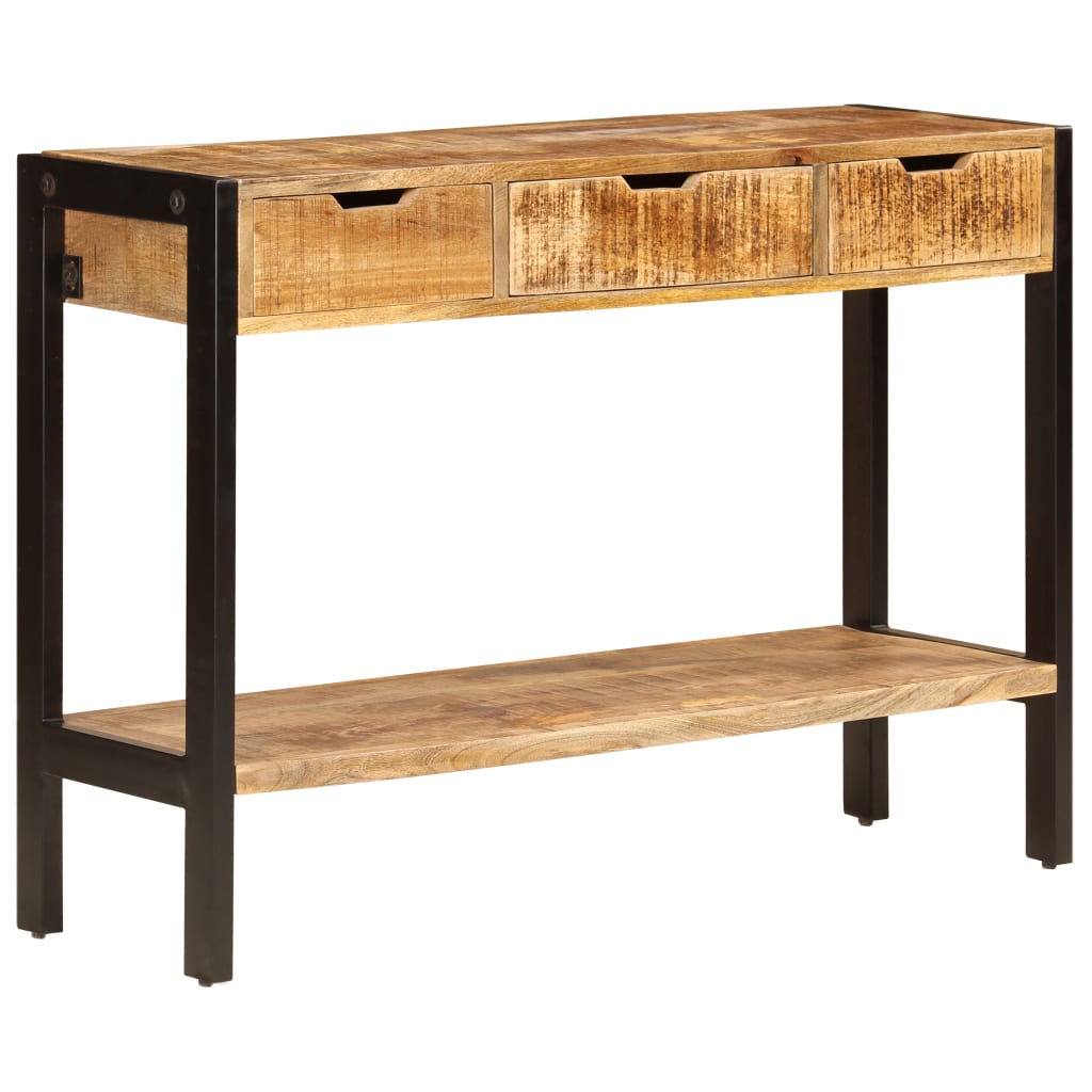 vidaXL Sideboard Brown Solid mango wood, powder-coated steel Medium