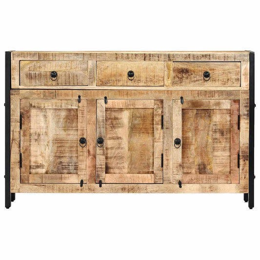 Sideboard | Natural | Solid mango wood, Powder-coated steel | Medium