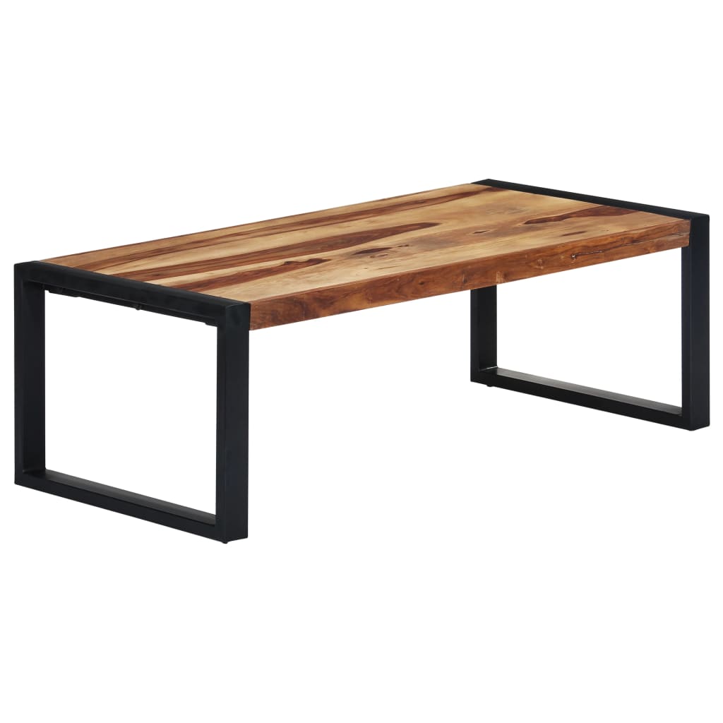 Coffee Table 43.3"x23.6"x15.7" Solid Acacia Wood