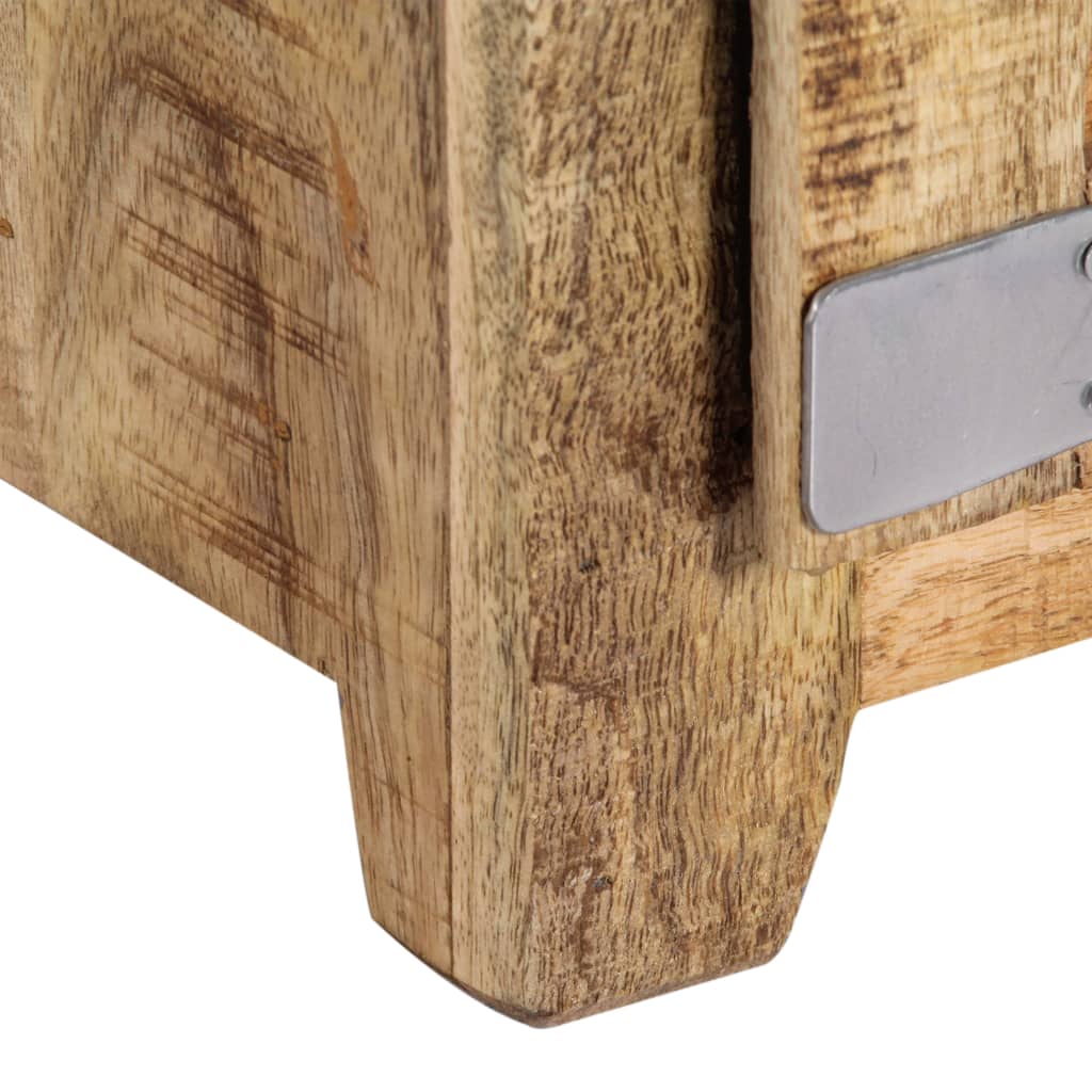 vidaXL Coffee Table Natural Mango Wood Solid Mango Wood Compact