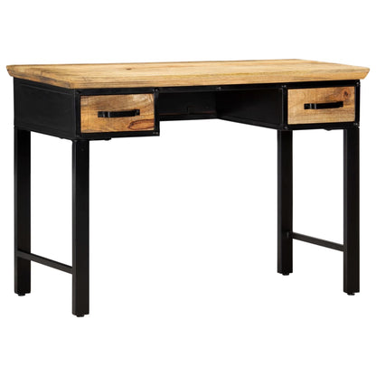 Writing Table 43.3"x19.6"x29.9" Solid Mango Wood