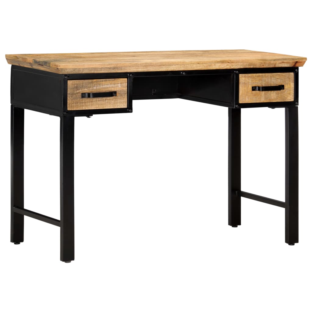 Writing Table 43.3"x19.6"x29.9" Solid Mango Wood