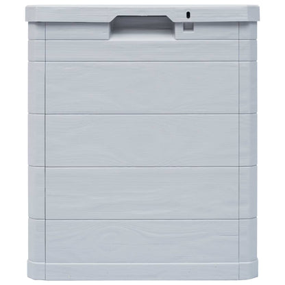 Garden Storage Box 90 L Light Grey