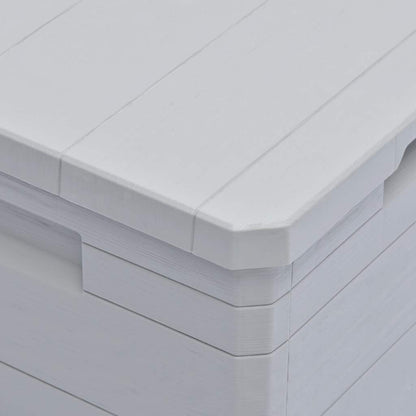 Garden Storage Box 90 L Light Grey