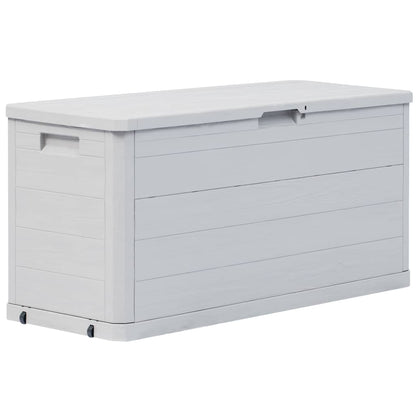 Garden Storage Box 280 L Light Grey