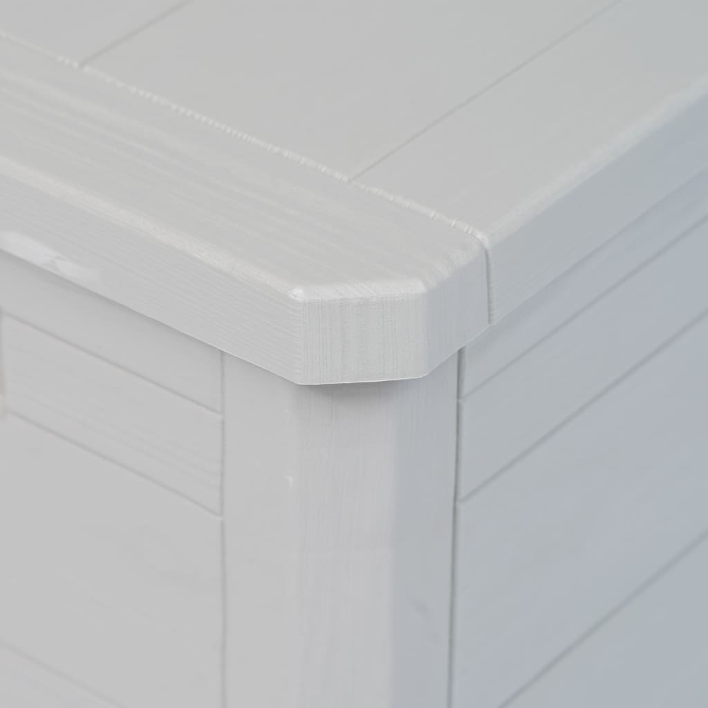 Garden Storage Box 280 L Light Grey