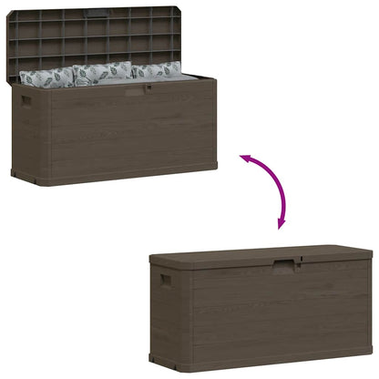 Garden Storage Box 280 L Brown