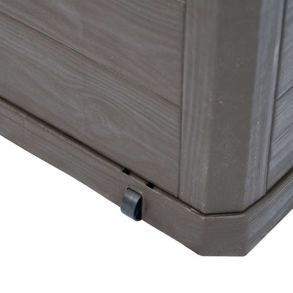 Garden Storage Box 280 L Brown