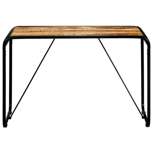 Dining Table | Brown | Solid Mango Wood | 118x60x76 cm | Industrial